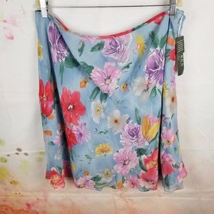 Lauren Ralph Lauren | Floral Plus Size Skirt NWT